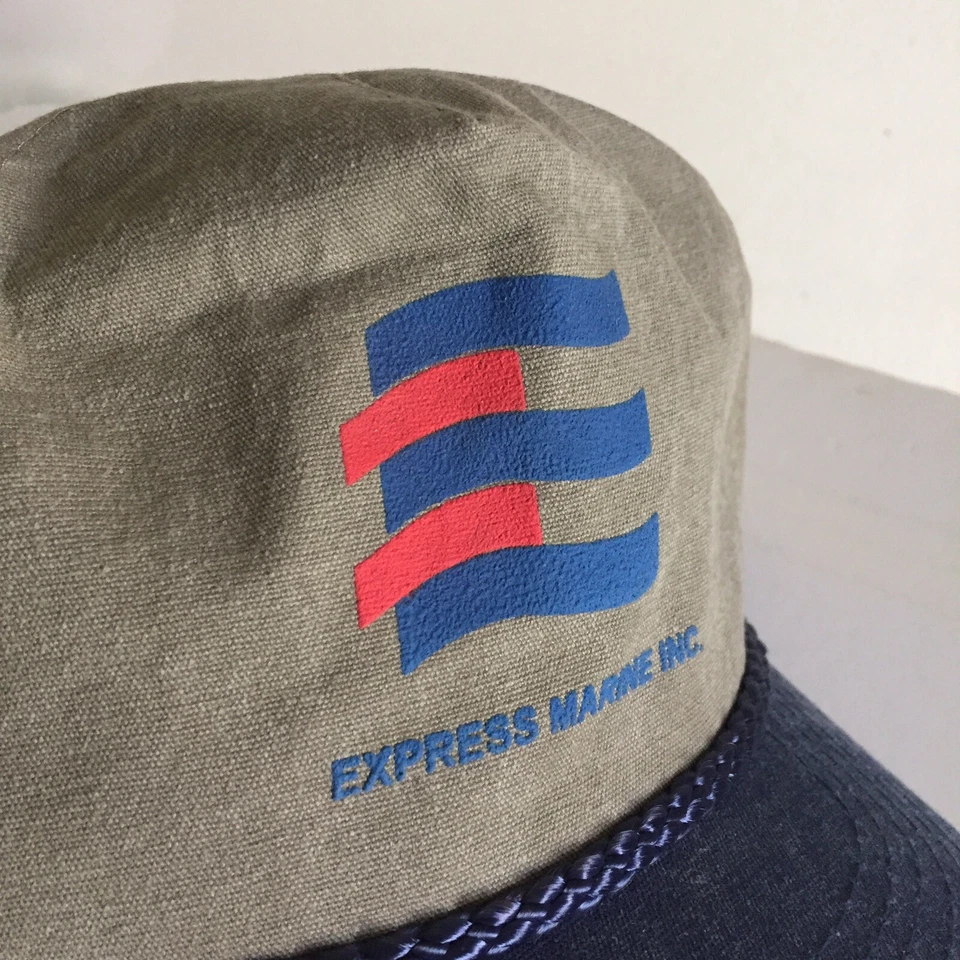 De colección Express Marine Inc Gris Papá Gorra Snapback Cobra Cap Foto 3 de 4