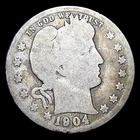 1904-O Barber Quarter Silver ---- Nice Coin ---- #275I