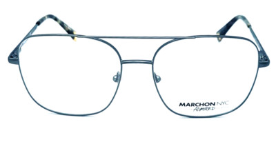 MARCHON - M2500 033 54/16/145 - SATIN GUNMETAL - NEW Authentic MEN EYEGLASSES