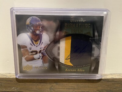 Keenan Allen Quantum Signature Patch 2013 Upper Deck RPA /255