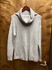 Women "Isabel" Maternity gray cowl pullover sweater. Size XSmall