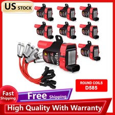 Carbole 8 Pack D585 Ignition Coil Pack And 8mm Spark Plug Wires For Chevy Ls1 Ls