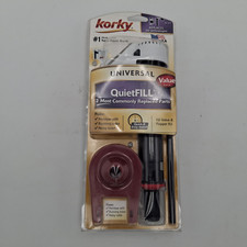 Korky Universal Toilet Tank Valve and 2" Flapper Kit 818 QuietFILL Value Pack