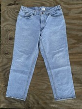 Vintage 90s Levis 550 Relaxed Fit Blue Jeans Actual 36X30 Orange Tab Husky