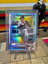 2021 Bowman Draft Chrome Base Sky Blue #BDC-21 Brooks Gosswein Chicago White Sox