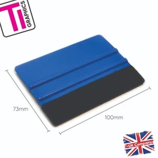 Blue Squeegee Application Tool Vinyl Car Wrap Wrapping Felt Edge