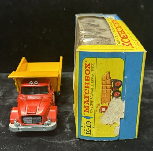 CAMIÓN VOLQUETE MATCHBOX KINGSIZE #K-19 SCAMMELL, MODELO CASI COMO NUEVO/BUENA CAJA DE VENTANA - Imagen 7 de 11