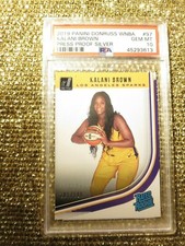 Kalani Brown LA Sparks 2019 WNBA Donruss Press Proof Silver PSA 10 GEM MINT