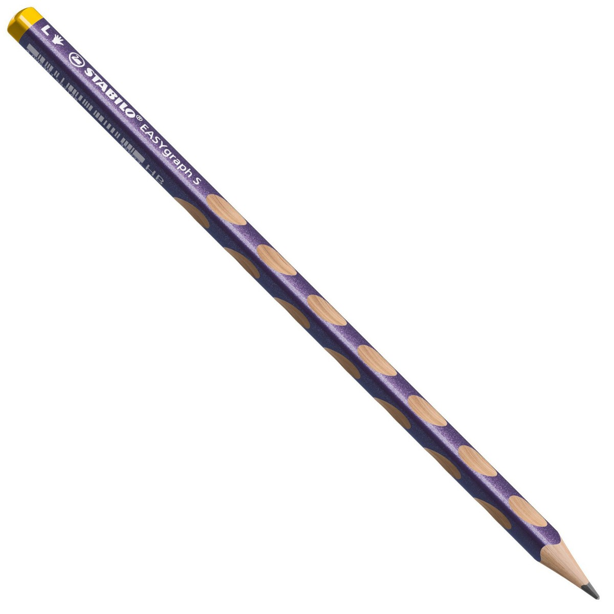 STABILO EASYgraph Dreikant-Bleistift Für Rechtshänder – Ergonomisch, Pastelllila, HB, Mit Namensfeld