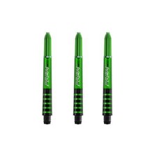 Winmau Prism Force Dart Shafts, Force Grip Stems, Medium 48mm, Green 3 Sets 