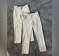 French Toast Boys Relaxed Fit Adjustable Waist School Uniform Pants Khaki Sz 12