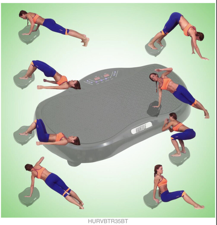 Pyle HURVBTR35BT Vibration Fitness Machine - Vibrating Platform Exercise Maxhine