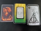 Fantastic Beasts Phoenix HP Nightmare Metals 1oz .999 Silver Proof Art Bar COA