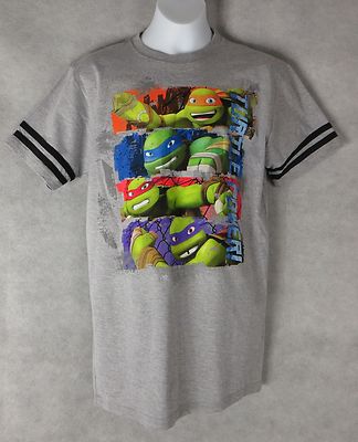 Teenage Mutant Ninja Turtles Boys T-Shirt New Turtle Power S M L XL