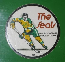OAKLAND SEALS NHL HOCKEY STICKER RARE VINTAGE 1970 COLLECTORS