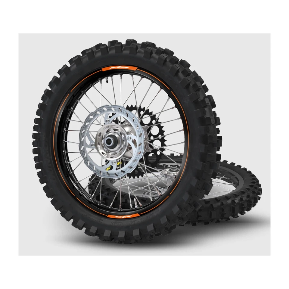 Adesivi Cerchi per KTM SX SXF EXC EXCF Enduro 18 19 21 Grafiche Ruote Motocross