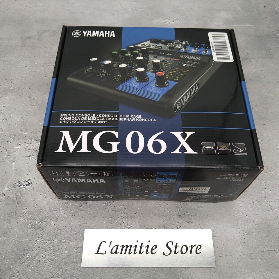 Jual Yamaha Mg06x Mg 06x Mg06 X Mixing Console Xixer 6 Channel Di - Foto 9