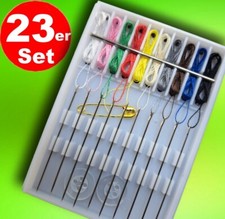 23er Set Nadeln Faden Reiseset Nähnadeln Reise Nähset Urlaub Reisenadeln Garn