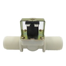 1" DC 12V Solenoid Valve N/C Normally Closed Water Inlet Flow Switch G1"