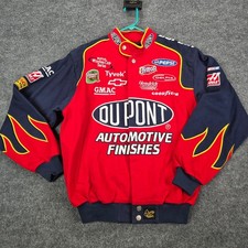 Vintage NASCAR Jeff Gordon Jacket Small Chase Authentics Dupont Champion Flames