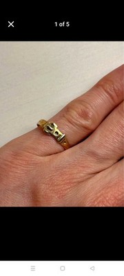9ct Ring Gr. H