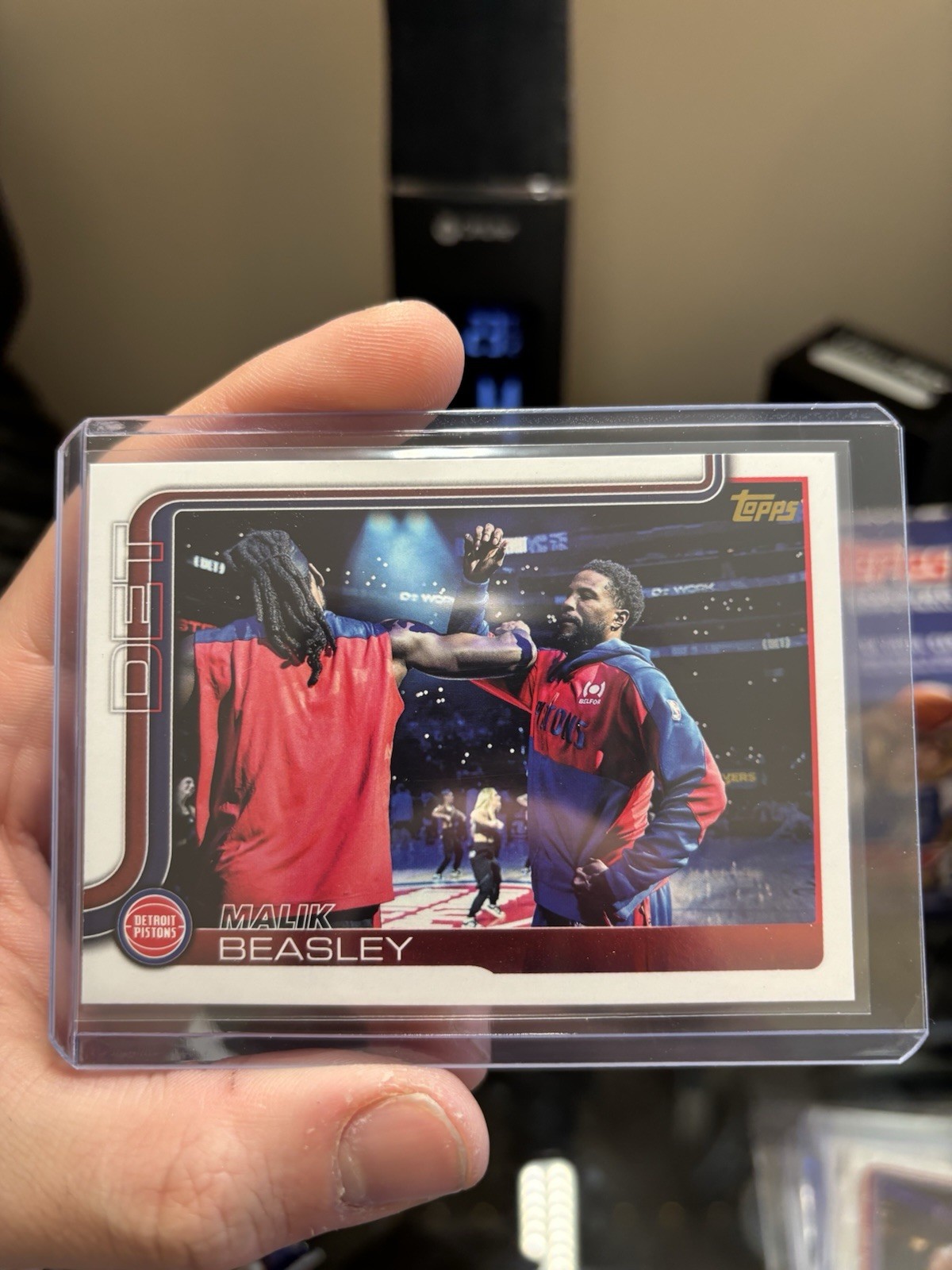 2025 Topps NBA Flagship Series 1 Malik Beasley #43 Golden Mirror Parallel