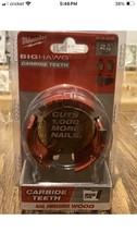 Sierra perforadora Big Hawg X2 Milwaukee 2-9/16" con dientes de carburo X2 sierras perforadoras