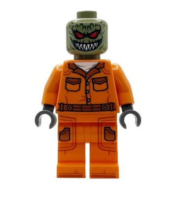 LEGO® Minifig sh1078 - Killer Croc - Prison Jumpsuit Minifigure