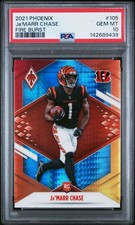 2021 Panini Phoenix - Rookie Ja'Marr Chase #105 Fire Burst (RC)