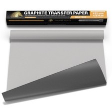 MyArtscape Graphite Transfer Paper Roll 17" x 30ft Large Tracing Paper