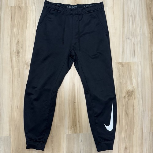 Nike Mens Training Therma Standard Fit Pants Swoosh Joggers Large