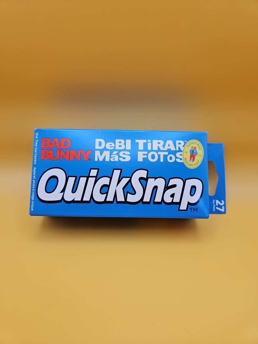 Bad Bunny x Fujifilm QuickSnap Debi Tirar Mas Fotos Disposable
