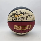 Harlem Globetrotters Signed Vtg Full Size Basketball. Signed Sweet Lou Dunbar