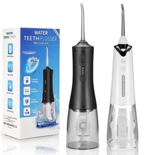 Cordless Water Flosser Dental Oral Irrigator Teeth Cleaner 8 Jet Tips