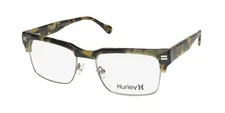 HURLEY HMO115 DETROIT EYEGLASS FRAME/GLASSES SQUARE LENSES EYEWEAR FOR MEN SLEEK