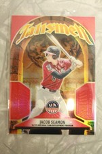 2026 Panini USA Stars And Stripes Jacob Seamon Talismen Red /199