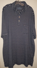   Vineyard Vines BLUE STRIPED Edgartown Men Polo Shirt L Large NWOT NEW