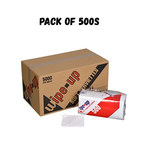 Serviettes table napkins 1ply 30X30cm 500s × 1