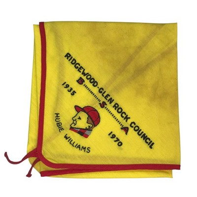 Ridgewood - Glen Rock Council NJ 1935-1970 Hubie Williams Neckerchief RED (LB290