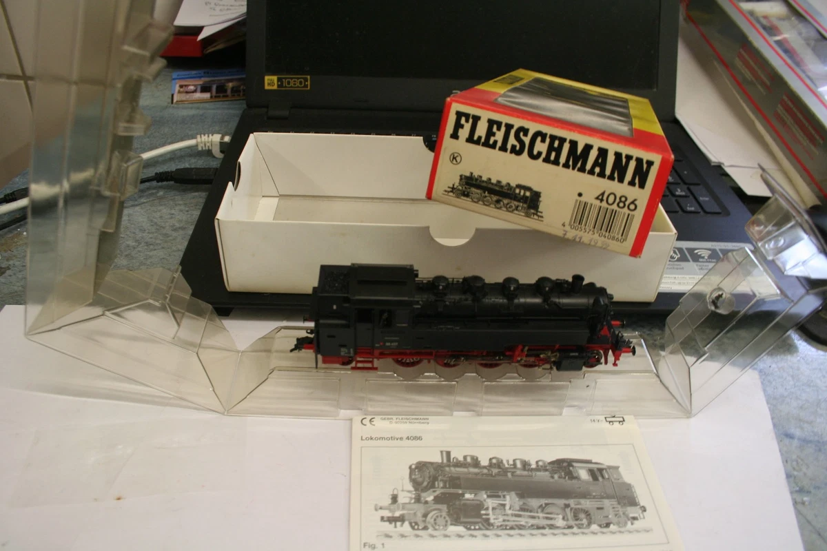 Locomotive Vapeur Fleischmann 4139 DRG 39 204 Avec Tender - Échelle H0 - Occasion