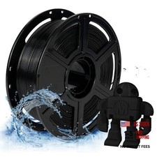 Filament 1.75mm 3D Printer Filament 1kg 2.2lbs Spool, PETG Pro Black