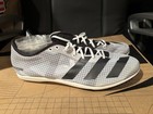 Adidas Men's Distancestar Track & Field Shoes Size 11.5 GX6682 White Black New — photo 3