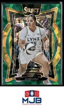 2025 Panini Select WNBA Alissa Pili Green Ice Prizms #65 Los Angeles Sparks