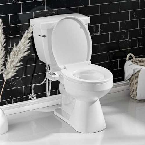 Bidet non électrique - Double buse auto-nettoyante (lavage frontal et arrière) fraîche - Photo 6/7