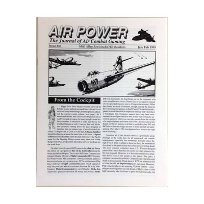 #ad Air Power Air Power Ma #37 quot;Over the Reich amp; The Speed of Heat Scenari Mag VG $30.00