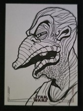 2024 Topps Star Wars Galaxy Watto Sketch Art Card 1/1
