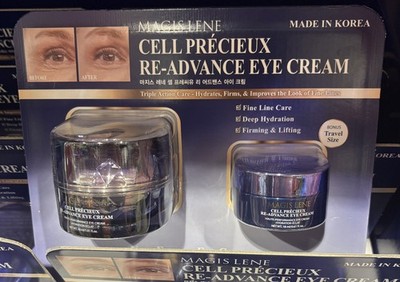Magis Lene Cell Precieux Re-Advance Eye Cream 2 Pc Set 1.01 oz + 0.61 oz OB FS