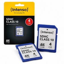 Intenso SDHC SDXC Speicherkarte Class 10 4GB ...