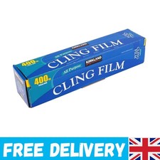 Transparent Food Storage Wrap 345mm x 400 Metres - Microwave & Freezer Safe