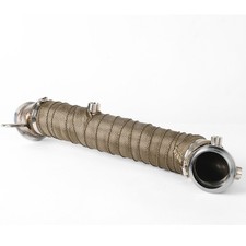 Stainless Steel Turbo Pipe W Heat Wrap For 2011-2015 Gmcchevy 6.6l Lml Duramax